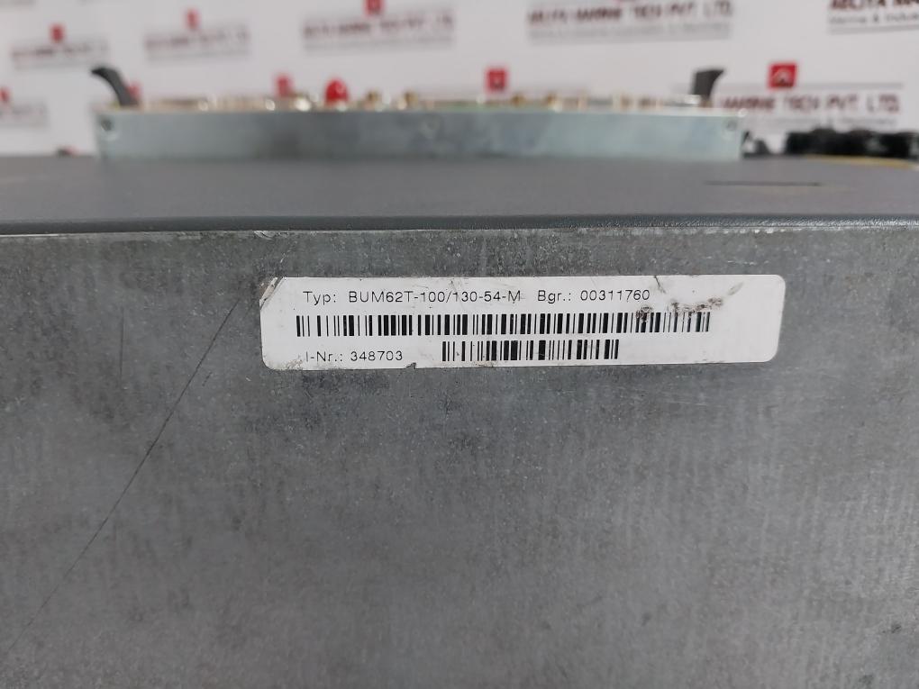 Baumuller Bum62T-100/130-54-m-038 Built-in Single Power Unit W/ Bus 6Mm Drive