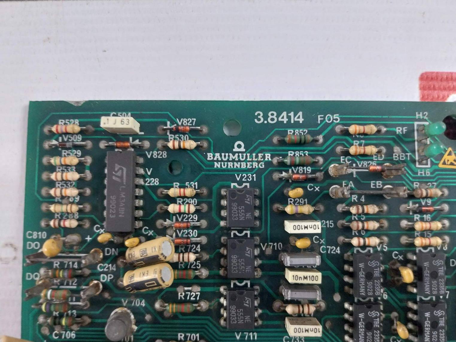Baumuller Nurnberg 3.8414F Control Board