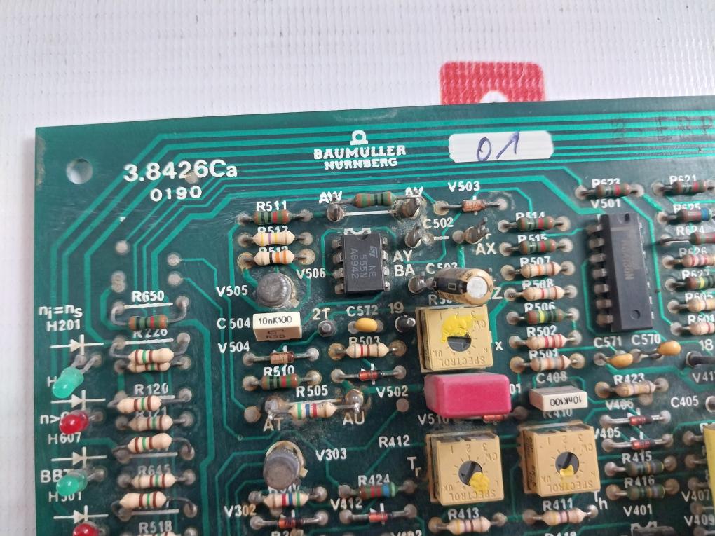 Baumuller Nurnberg 3.8426Ca Printed Circuit Board