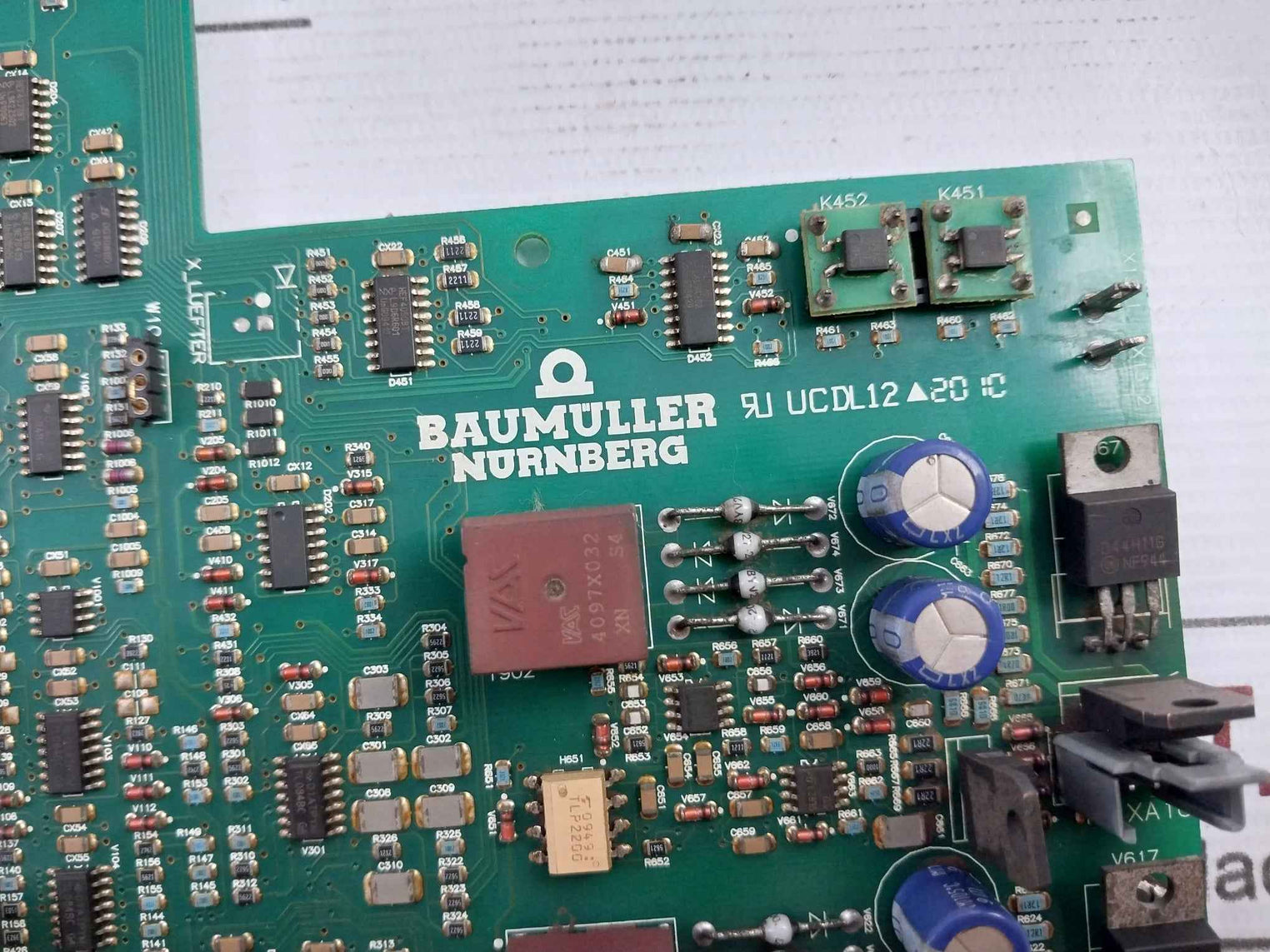 Baumuller Nurnberg 3.9511D Printed Circuit Board Ucdl12