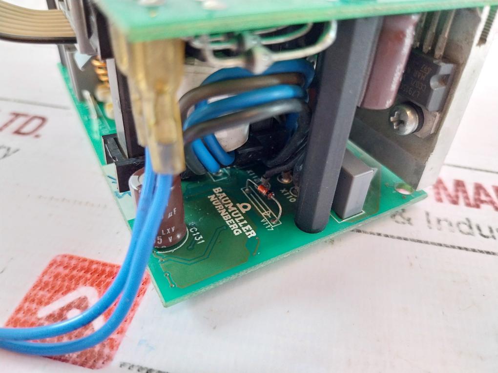 Baumuller Nurnberg 3.9823d Power Supply Module Uc Dl8