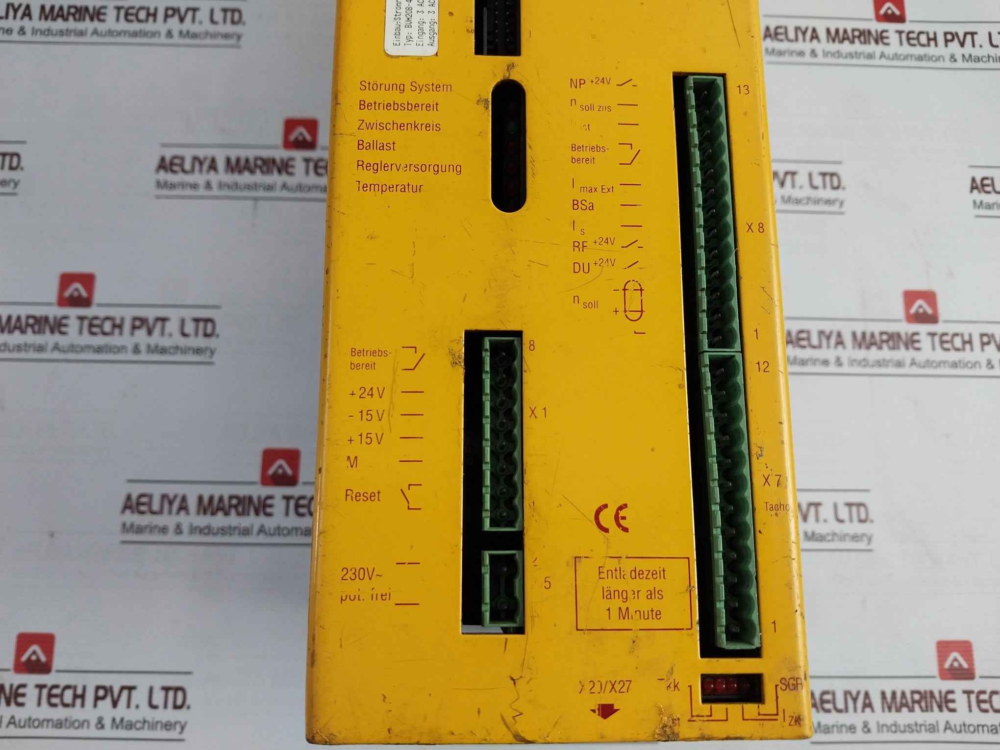 Baumuller Nurnberg Bum20B-40/60-31-201 Servo Drive 3Ac 0-200V 40A 0-300Hz 230V