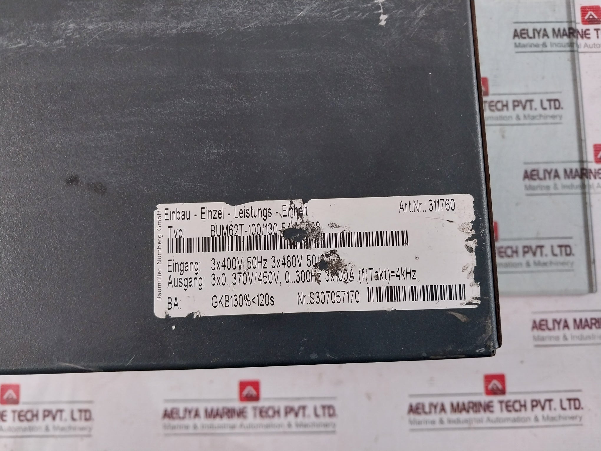 Baumuller Nurnberg Bus6-mc-00-s000-3051-si00-0000 Servo Drive