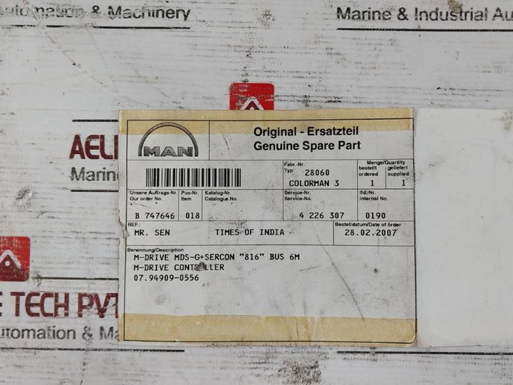Baumuller Bum62T-100/130-54-m-036 Built Power Unit 3X400V In 3X100A Out M-drive