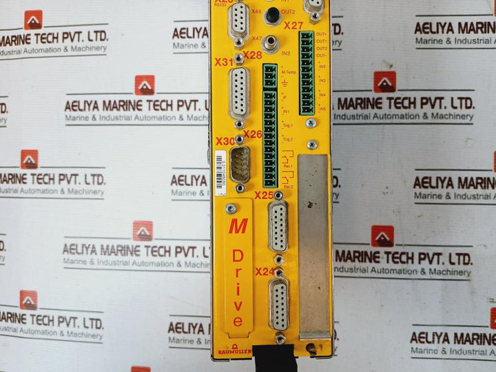 Baumuller Bum62T-100/130-54-m-038 Built-in Single Power Unit W/ Bus 6M M Drive