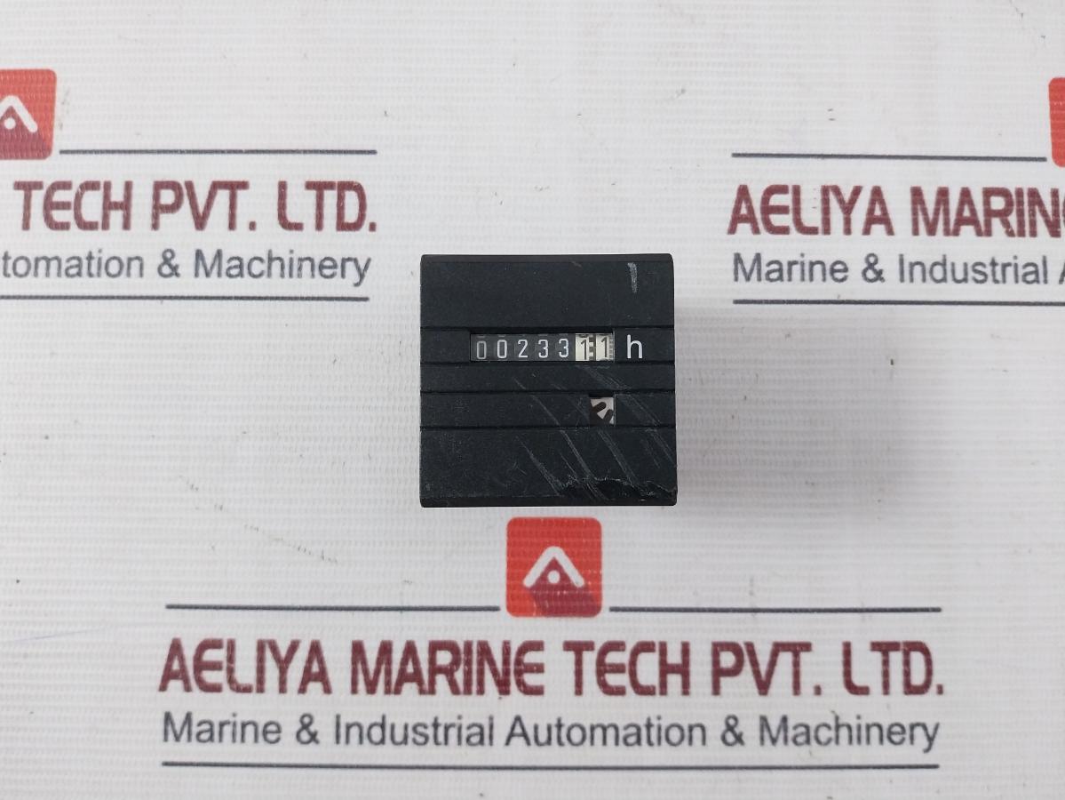 Bauser 638 634 Electromechanical Hour Meter Counter 230V 60Hz