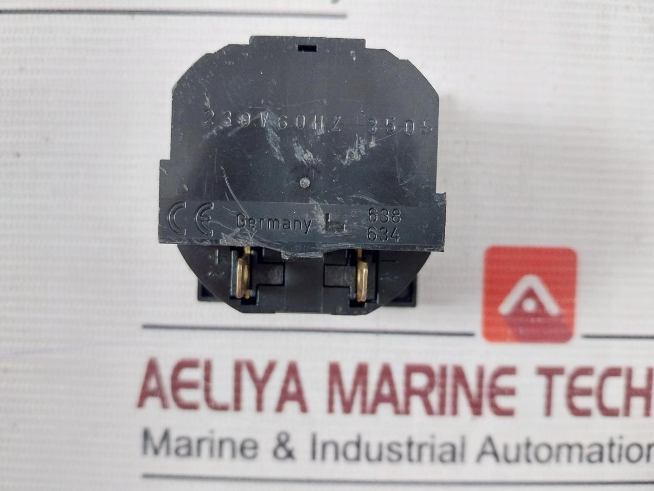 Bauser 638 634 Electromechanical Hour Meter Counter 230V 60Hz