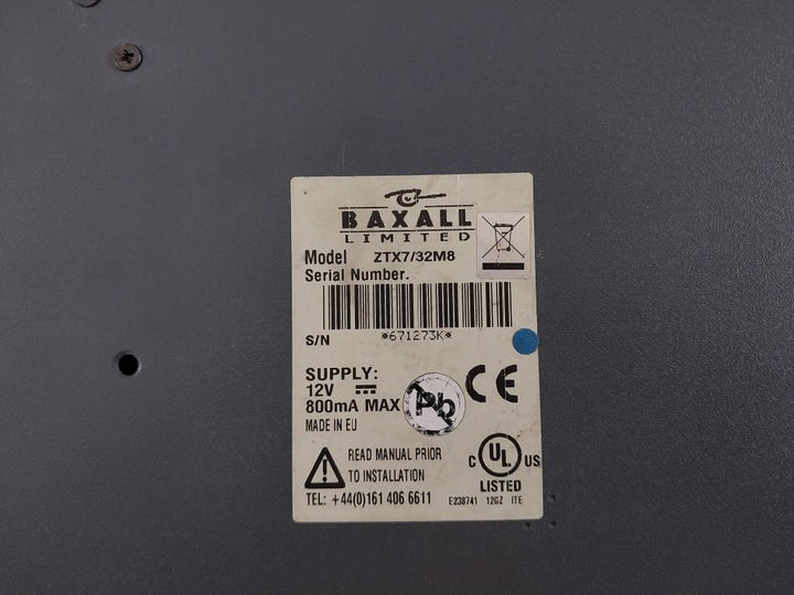 Baxall Ztx7/32M8 Telemetry Controller 800Ma Max A0