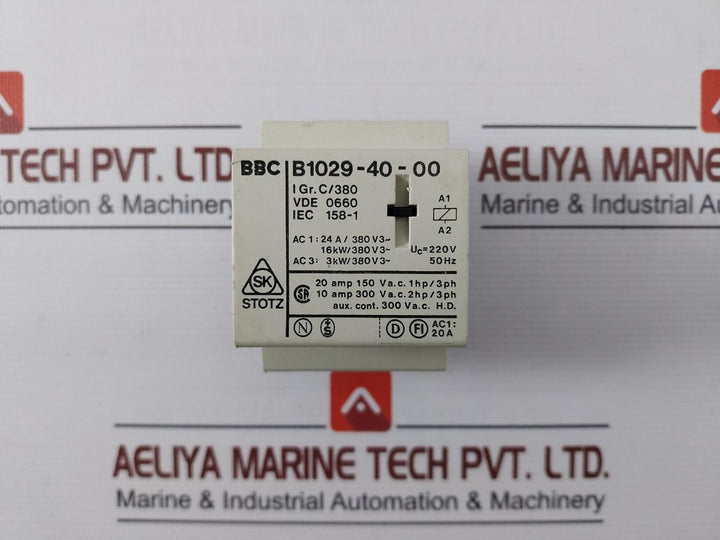 Bbc B1029-40-00 Load Contactor 220V 50Hz