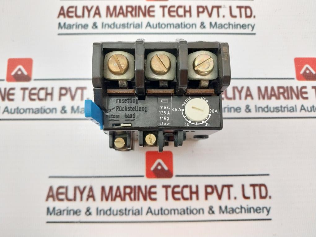 Bbc Brown Boveri Tsa 45P Thermal Overload Relay 30-45A – Aeliya Marine Tech