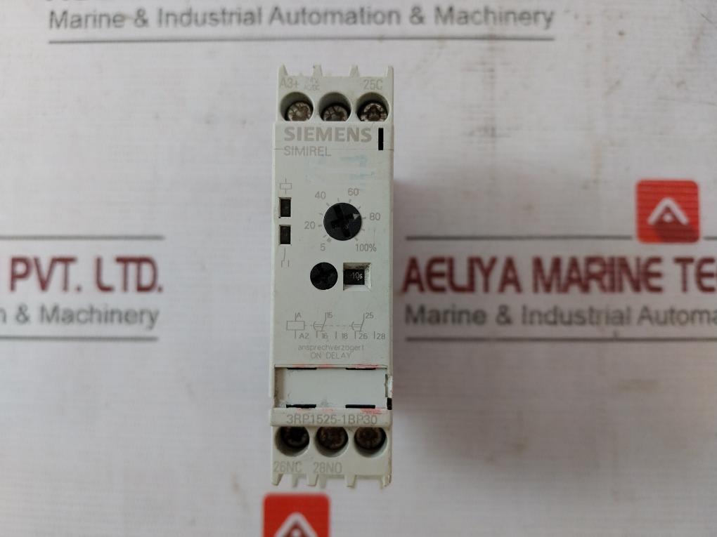 Siemens 3Rp1525-1Bp30 Timing Relay G/030612D71 3Zx1012-0Rp15-1Aa1 220-240Vac