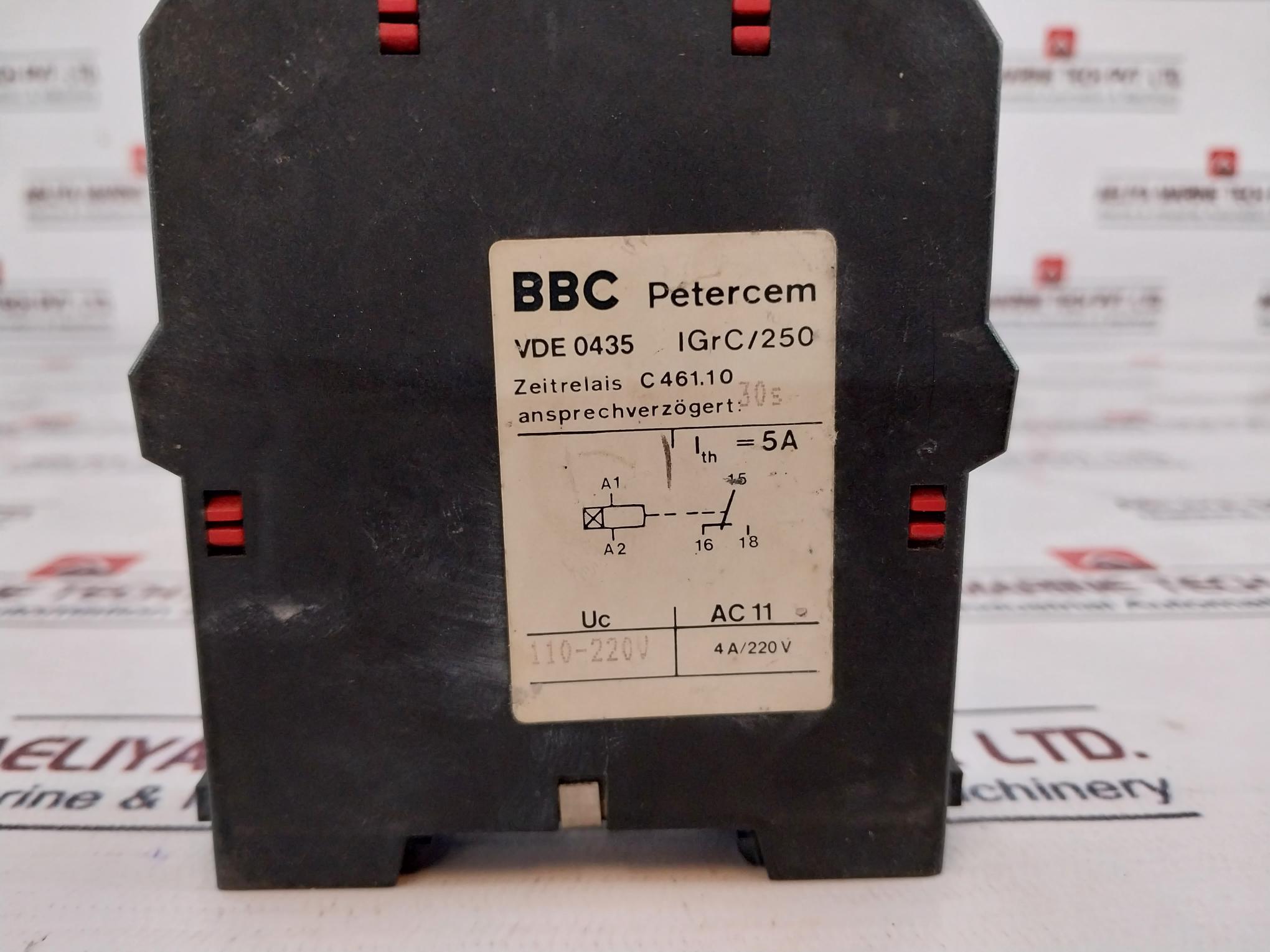 Bbc C461.10 Time Relay