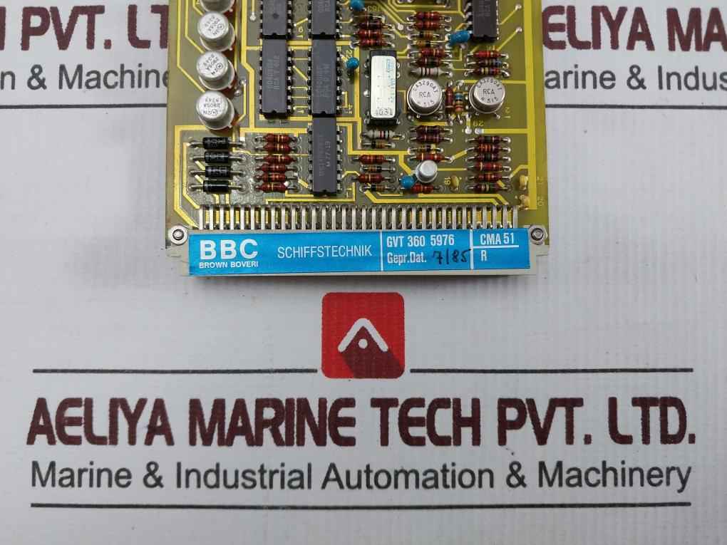 Bbc Gvt 360 5976 Printed Circuit Board Cma 51-2