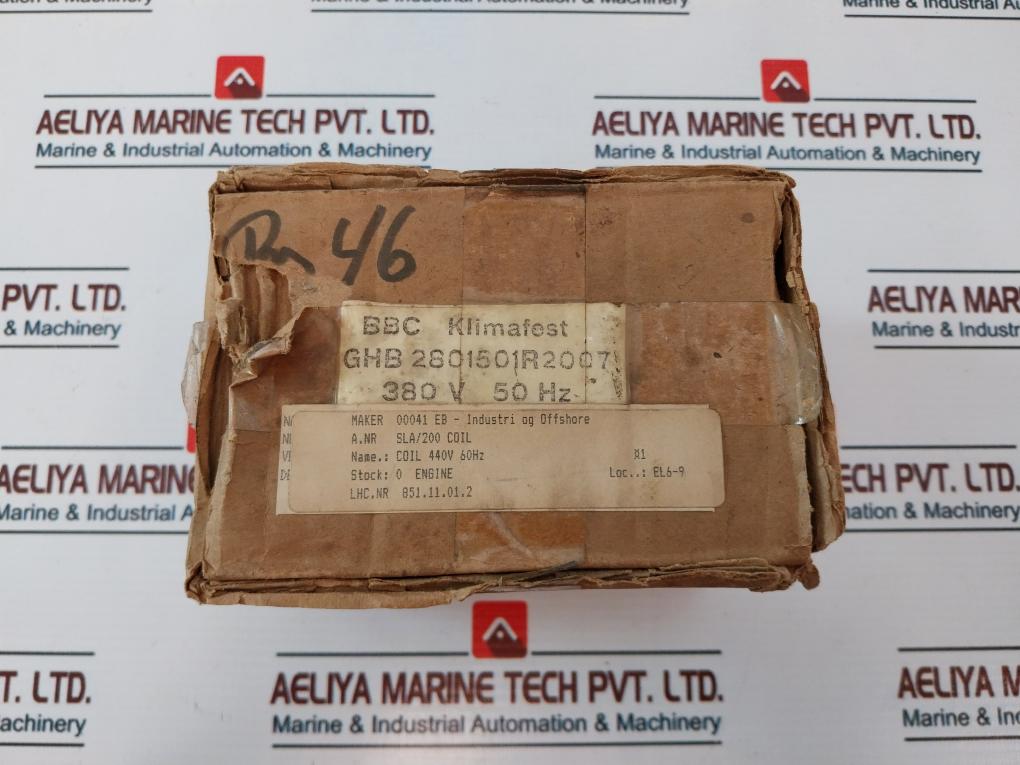 BBC Klimafest GHB 280 1501 R 2007 Coil 380V 50Hz 440V 60Hz