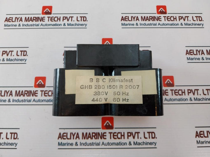 BBC Klimafest GHB 280 1501 R 2007 Coil 380V 50Hz 440V 60Hz