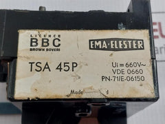 Bbc Thermal Overload Relay Tsa 45P 660V