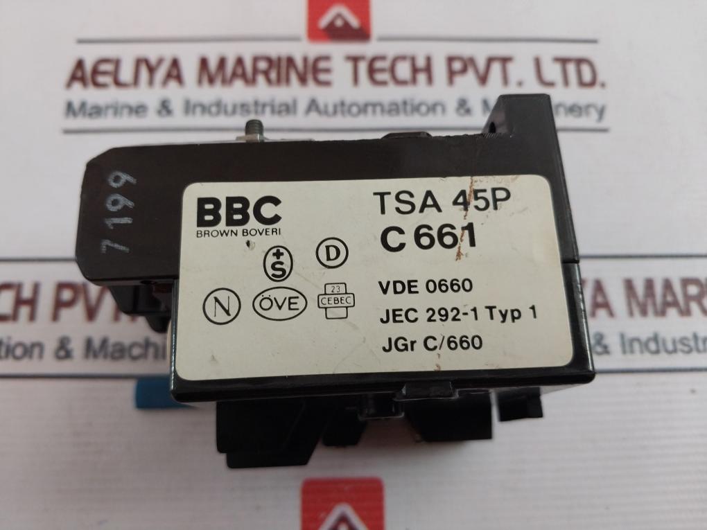 Bbc Tsa 45P C 661 Thermal Overload Relay