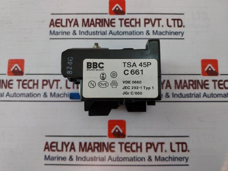 Bbc Tsa 45P C661 Vde 0660 Thermal Overload Relay