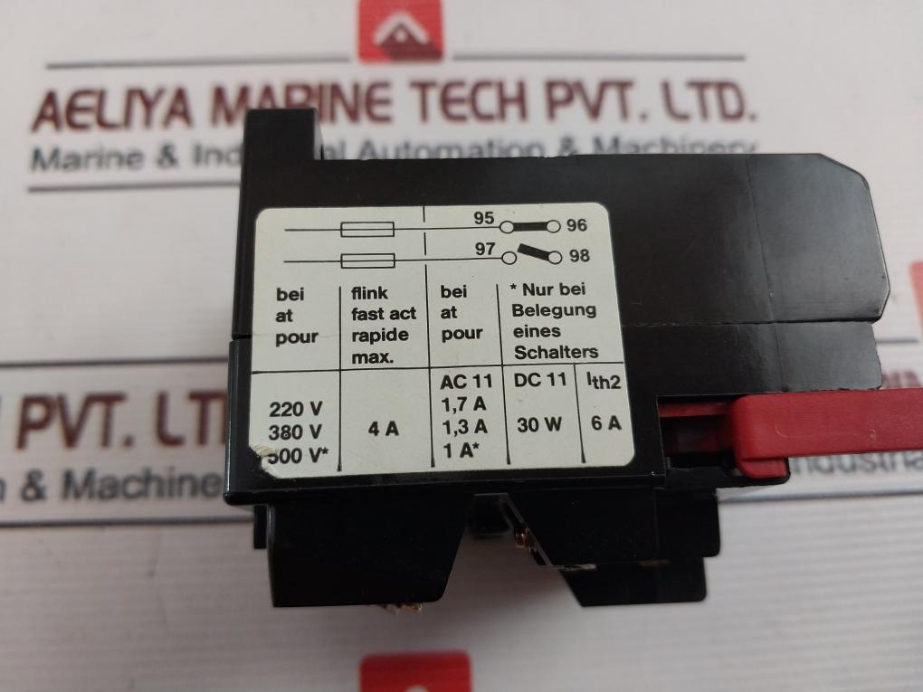 Bbc Tsa 45P C 662 Thermal Overload Relay