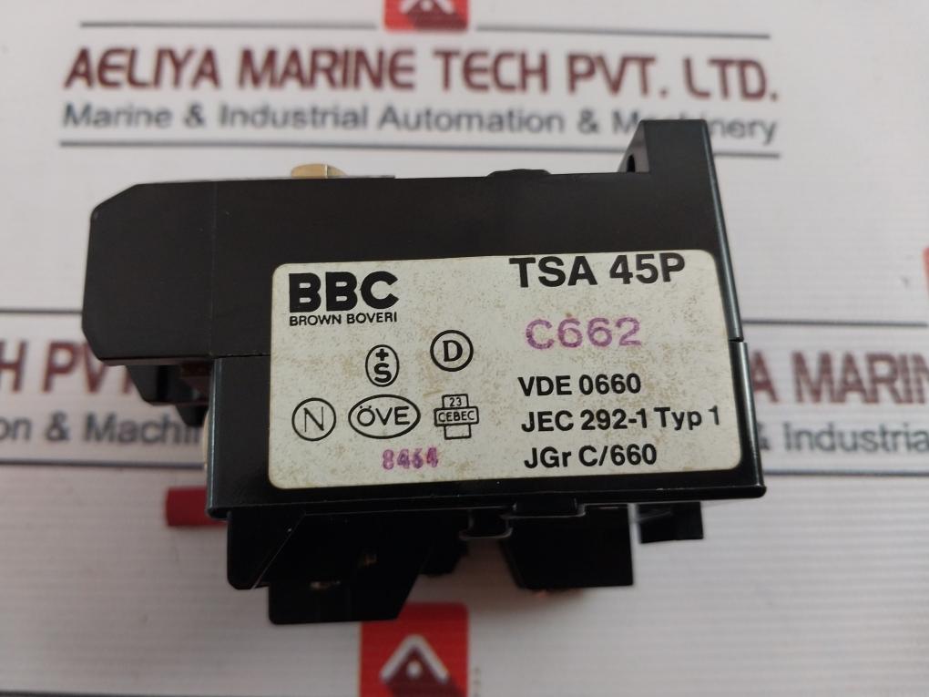 Bbc Tsa 45P C 662 Thermal Overload Relay