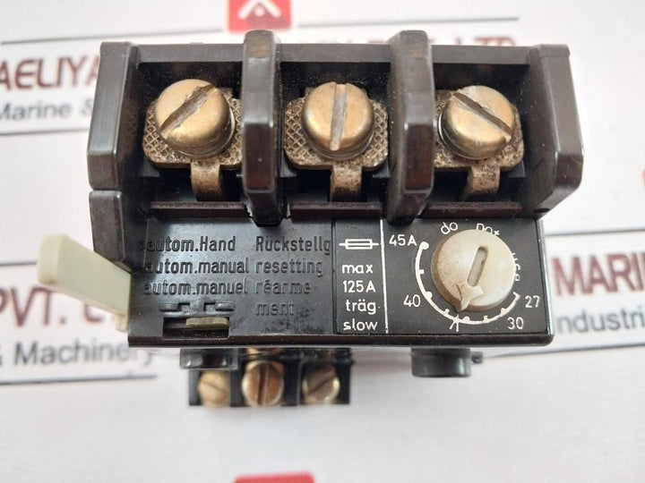 Bbc Tsa 45P Thermal Overload Relay 27-45A Used