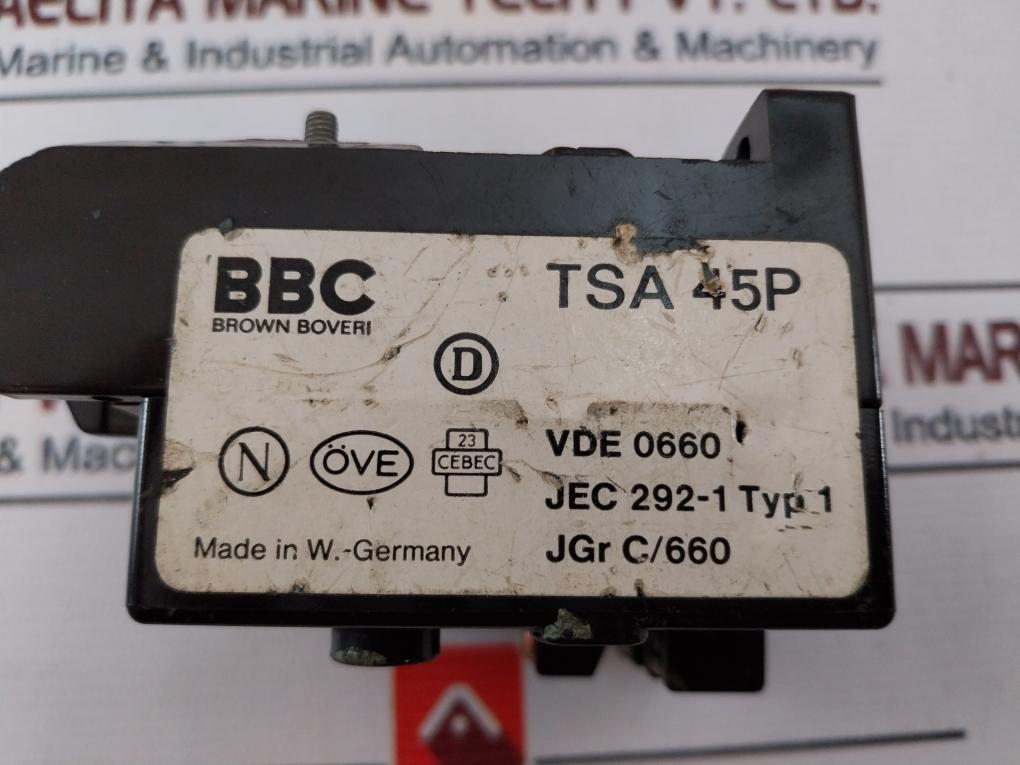 Bbc Tsa 45P Thermal Overload Relay 4A