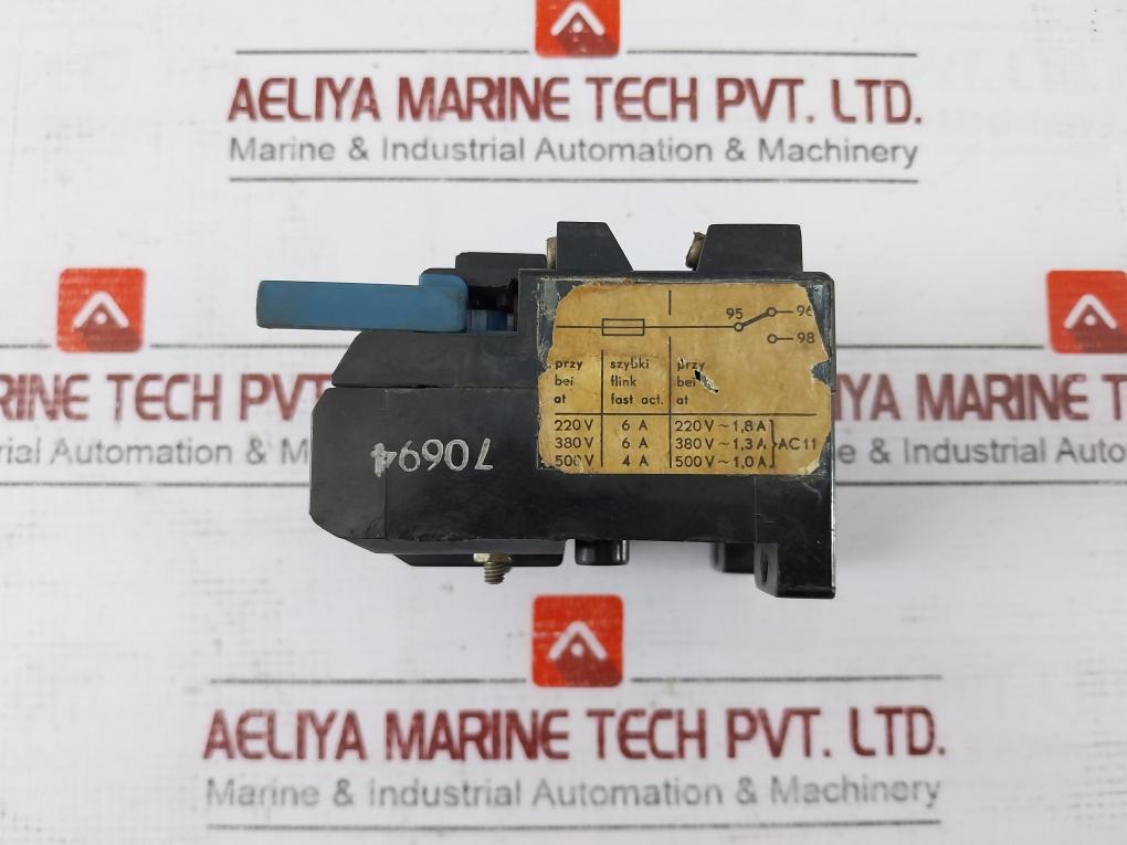 Bbc Tsa 45P Thermal Overload Relay 500V 4A 1.0A 70694