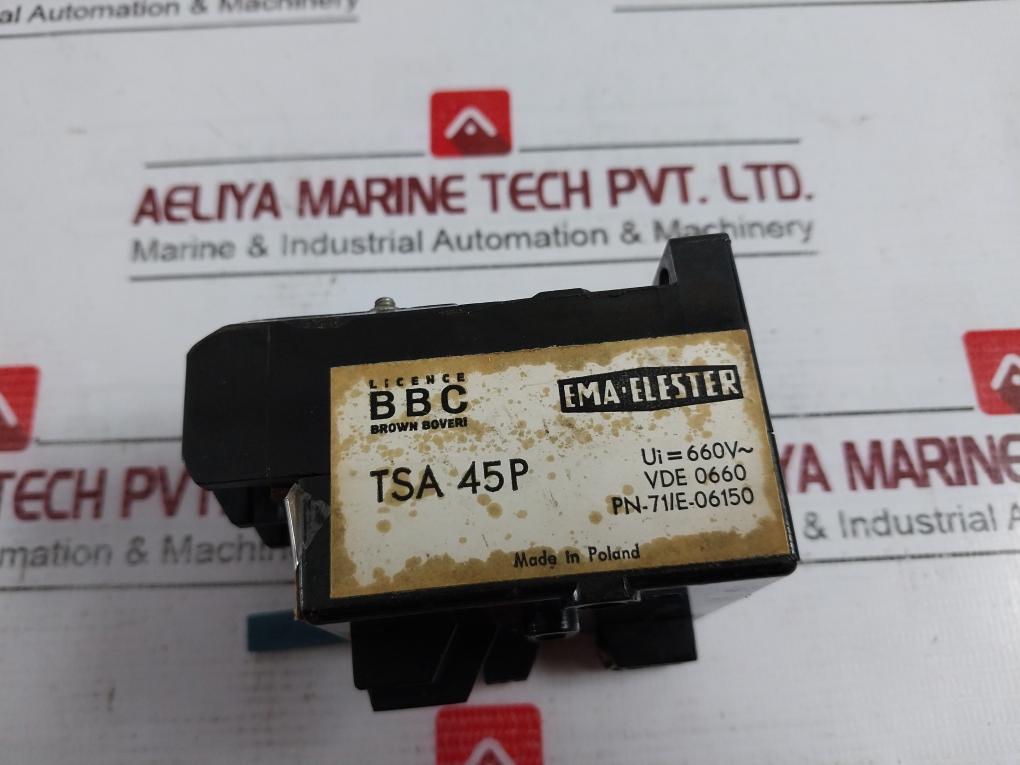 Bbc Tsa 45P Thermal Overload Relay 660V 36A Vde 0660 Ac11