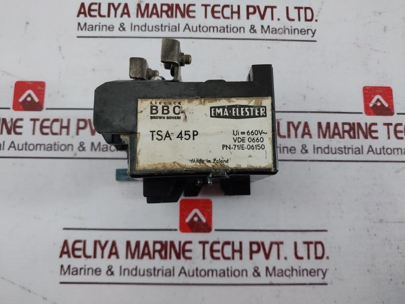 Bbc Tsa 45P Thermal Overload Relay Pn 71/E-06150 660V