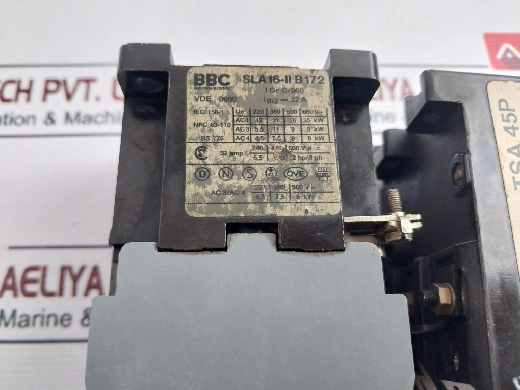 Bbc Tsa 45p Thermal Overload Relay Jgr C/660 Vde 0660