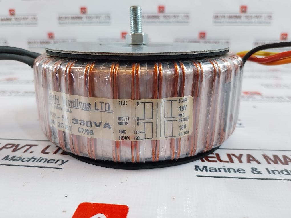 BBH Windings 432-581 Transformer 18V 330VA