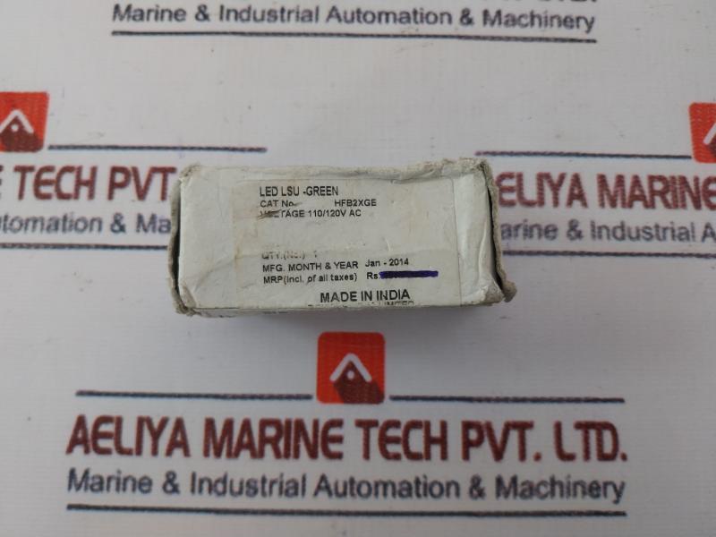 Bch Electric Hfb2Xge Green Led Il Indicator & Actuator 110/120Vac