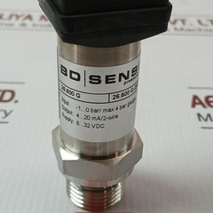 Bd-sensors Pressure Transmitter 8..32 Vdc 26.600 G-d025-r-1-5-100-h00-1-582