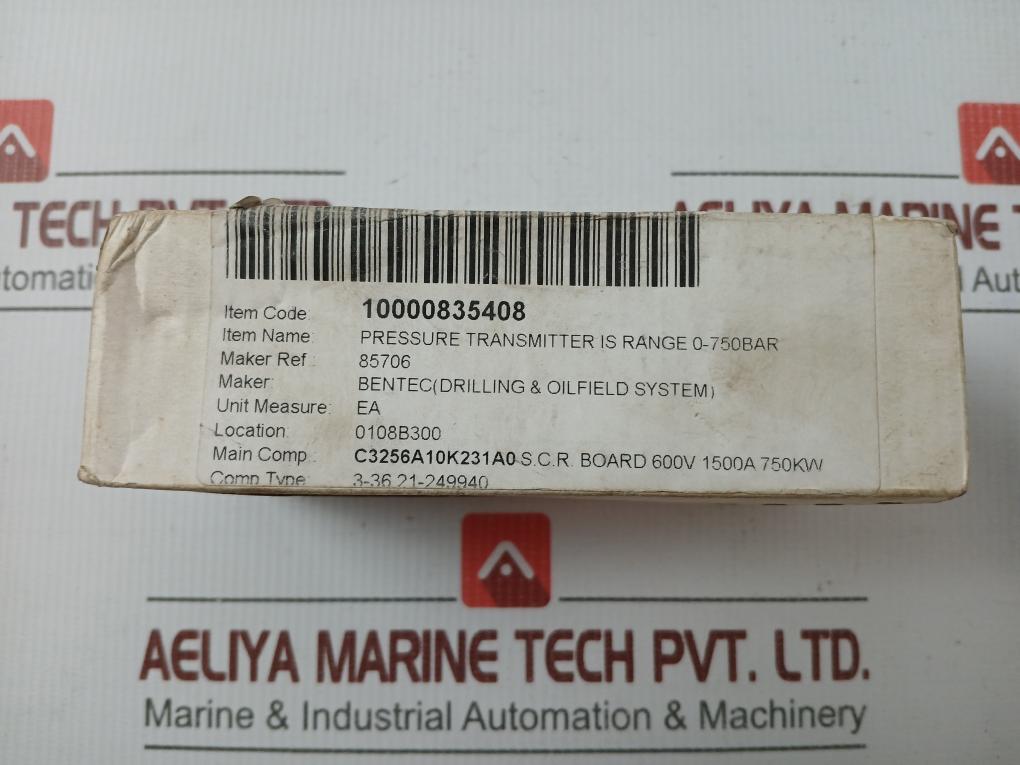 Bd Sensors Pressure Transmitter Input 0…750 Bar 14…28 Vdc Part No: Dx19-dmp 334