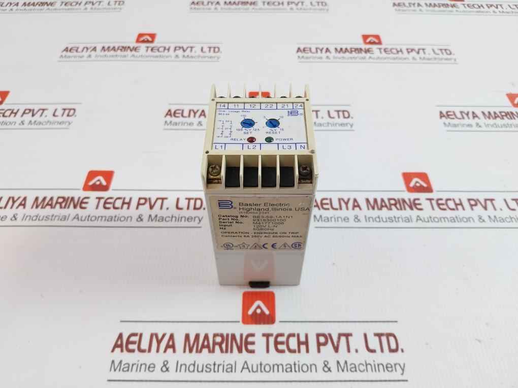 Be3-59-1A1N1 Over Voltage Relay Basler Input-120V