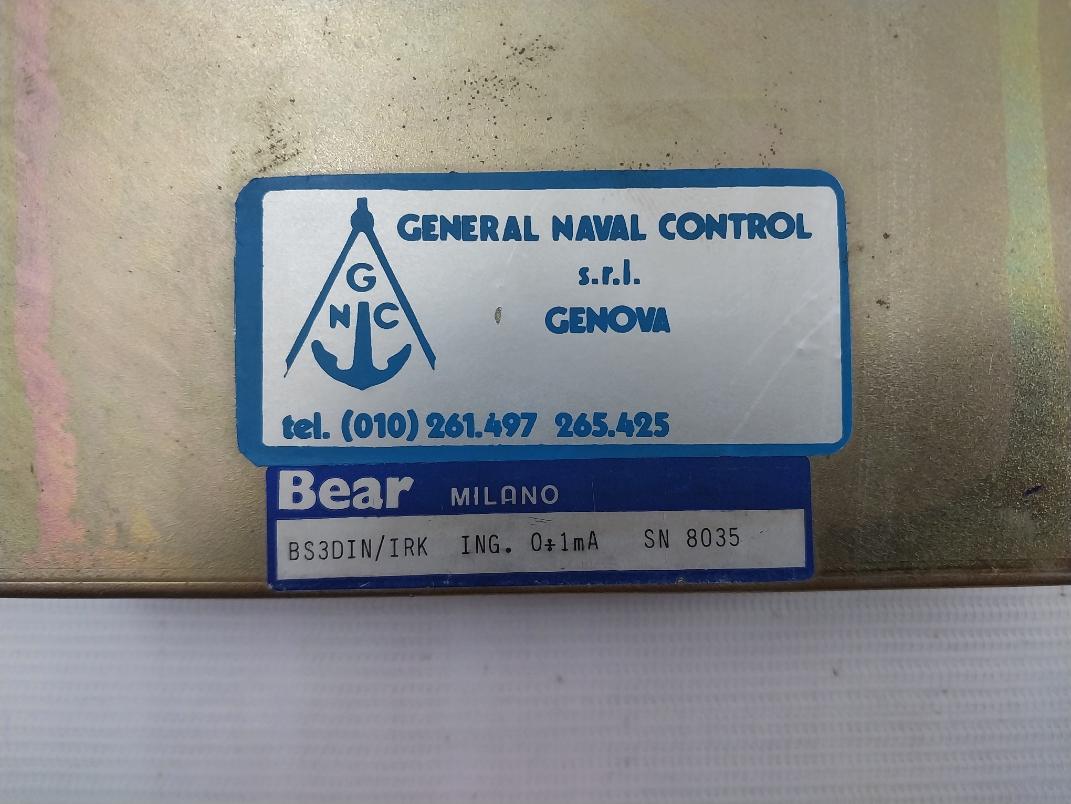 Bear Bs3Din/Irk Analog Bar Graph Panel Meter Ing.0-1Ma 0-150 X 10