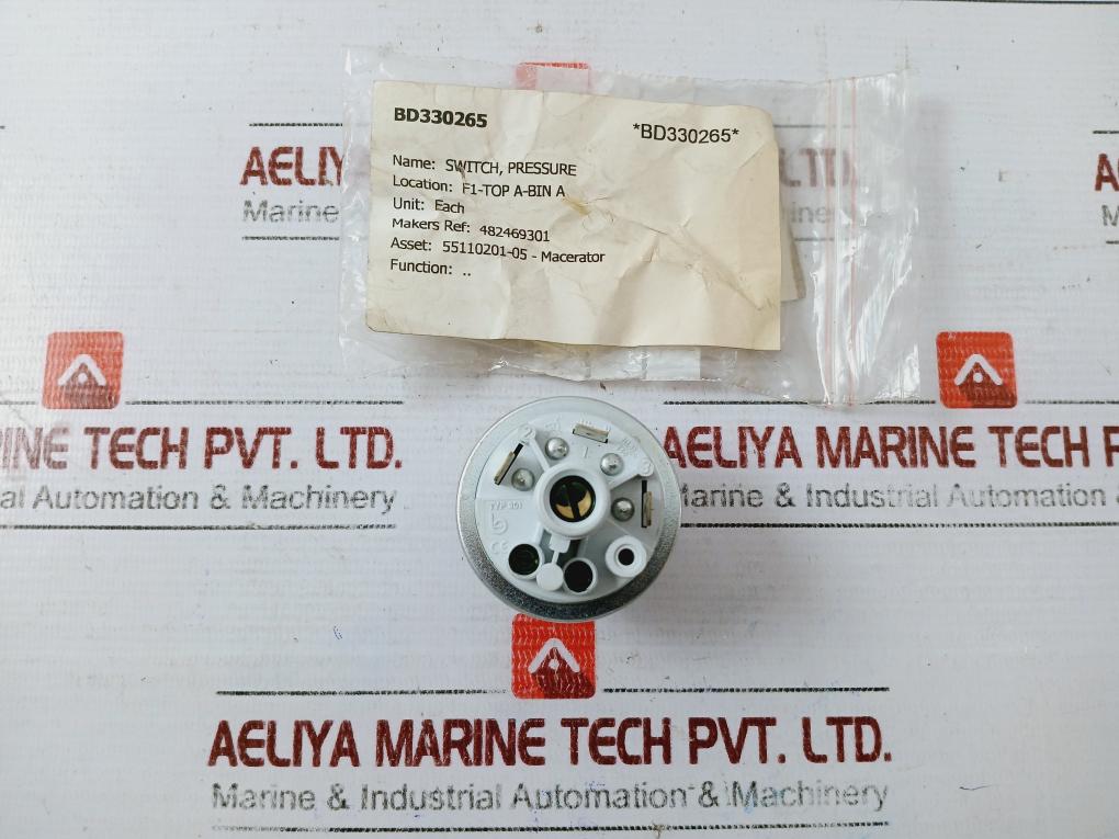 Beck 901 Pressure Switch, 24291-0164, Bd330265