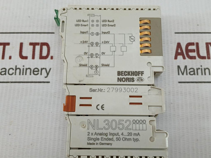 Beckhoff Analog Input Module 24 Vdc Nl3052