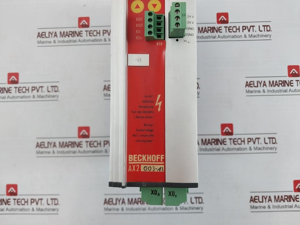 Beckhoff Ax2003-as Digital Servo Amplifier S60301-520 3 X 230-480V 2Kva 3A Ip20