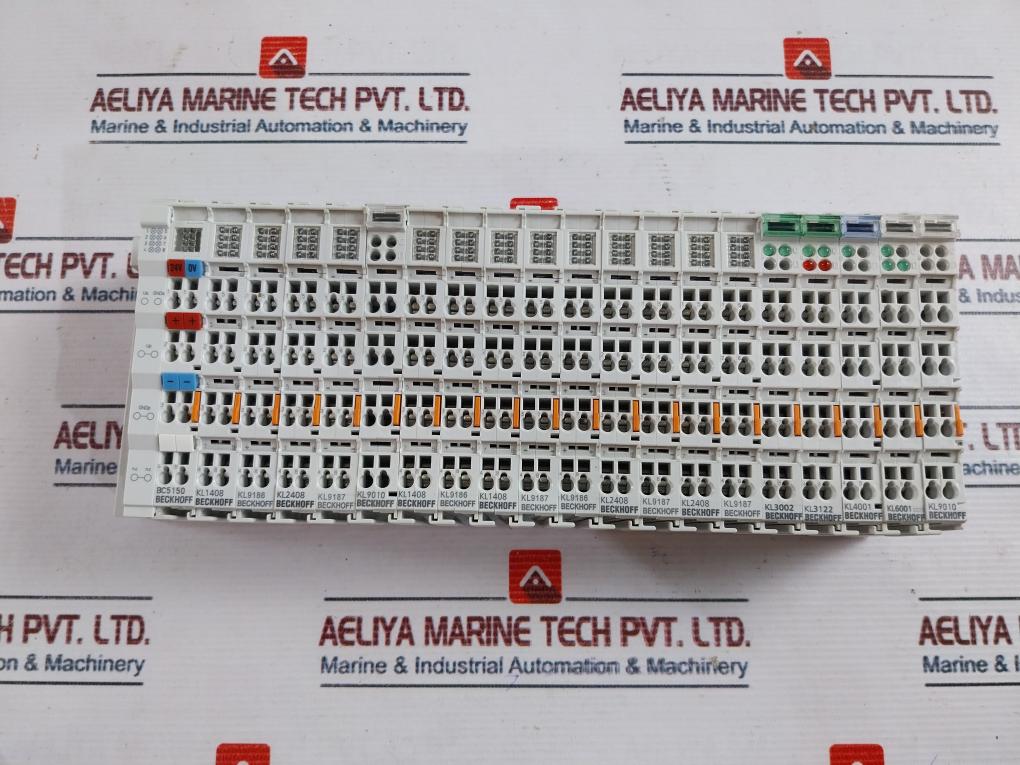 Beckhoff Bc5150 Canopen Bus Terminal Controller W/ Kl1408/ Kl9186/ Kl2408 Module