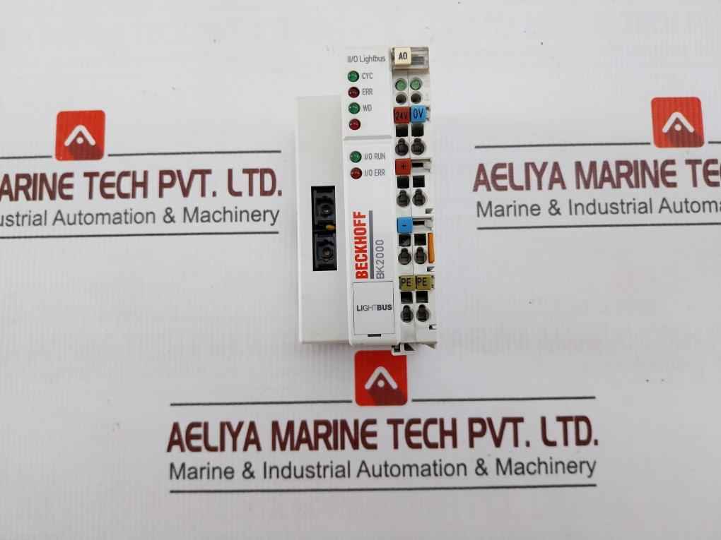 Beckhoff Bk2000 Lightbus Coupler 24 Vdc Awg 28-14