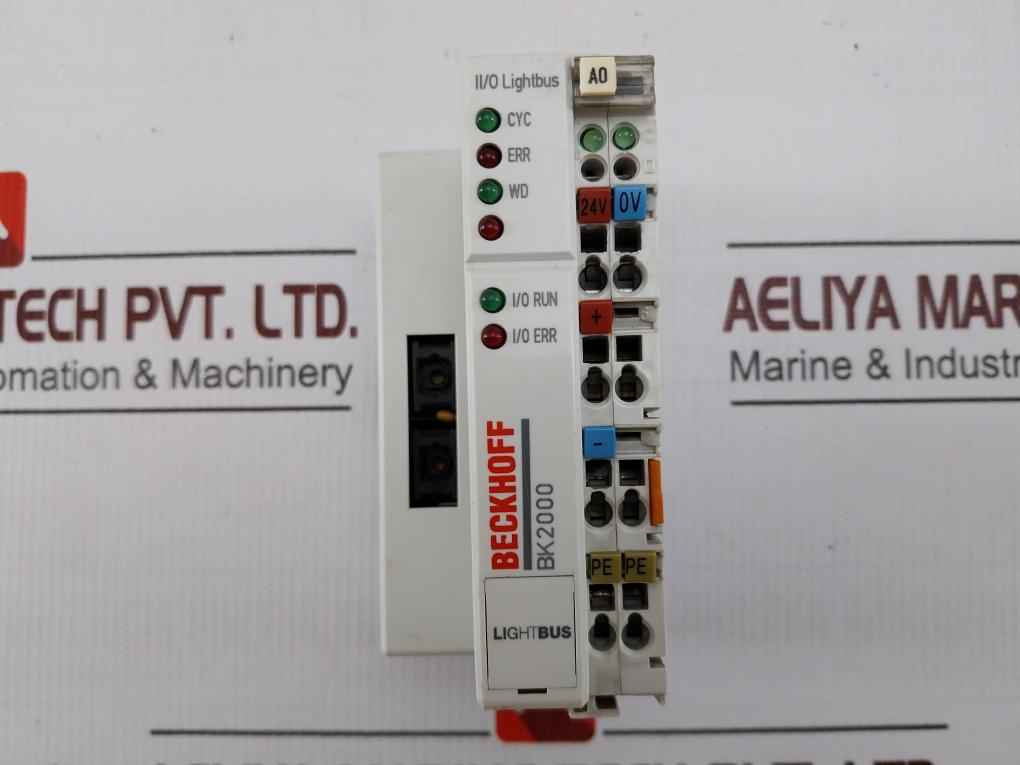 Beckhoff Bk2000 Lightbus Coupler 24 Vdc Awg 28-14