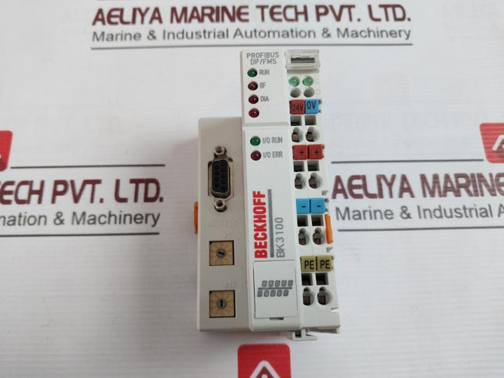 Beckhoff Bk3100 Profibus Dp/Fms Bus Coupler 24Vdc, 55°C
