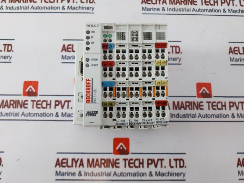 Beckhoff Bk3120 Profibus-dp Coupler As-i Master Terminal, 1615Bf140000