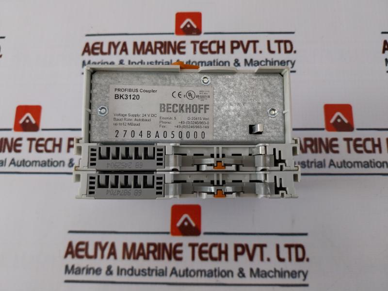 Beckhoff Bk3120 Profibus-dp Coupler, 68 9874704/68 2452904, 2704Ba050000