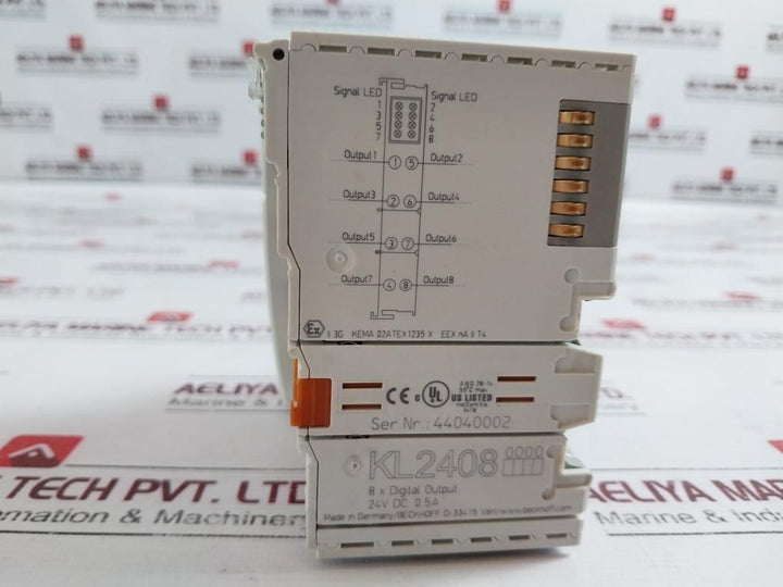 Beckhoff Bk3120 Profibus Coupler, 24V Dc, 8X Digital Output 2004Ba050000