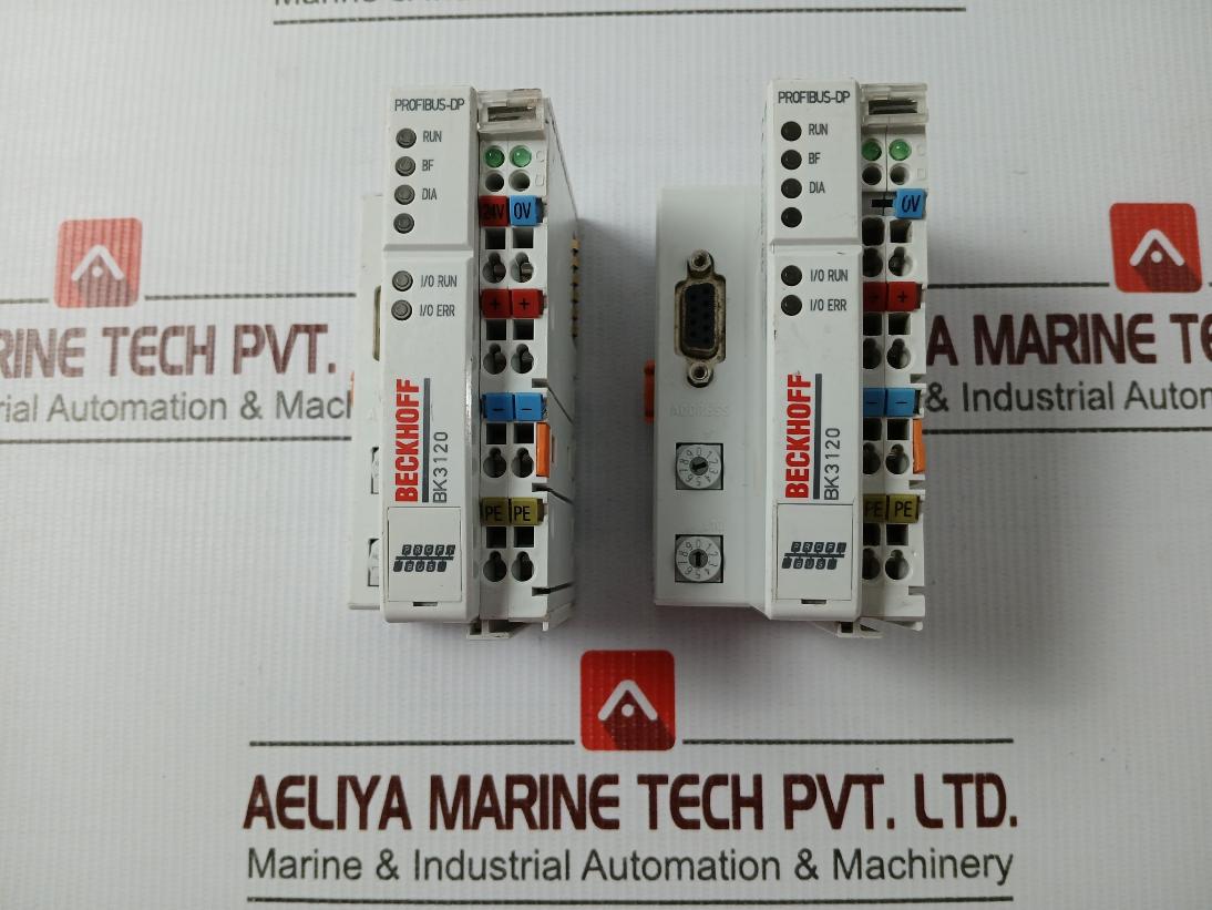 Beckhoff Bk3120 Profibus Economy Plus Bus Coupler 24Vdc/0-55°C