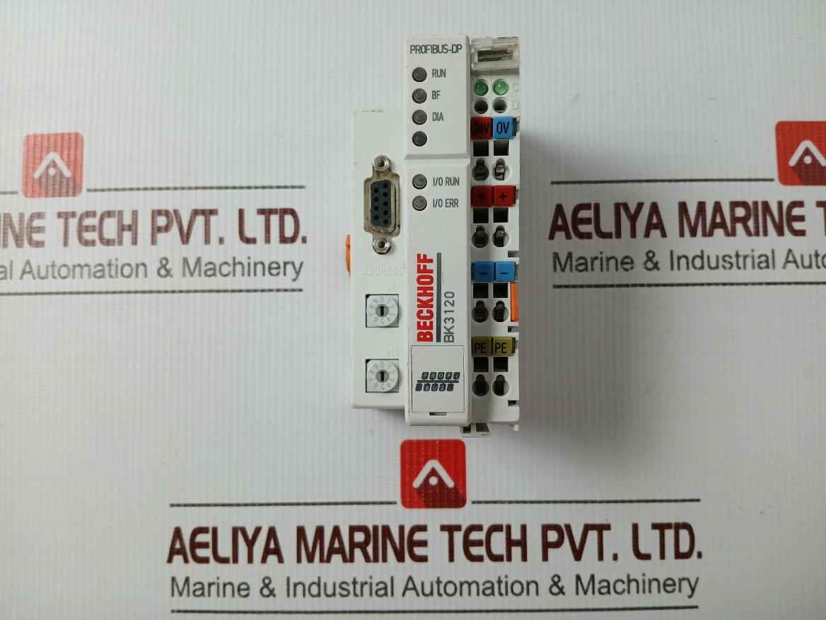 Beckhoff Bk3120 Profibus Economy Plus Bus Coupler 24Vdc/0-55°C