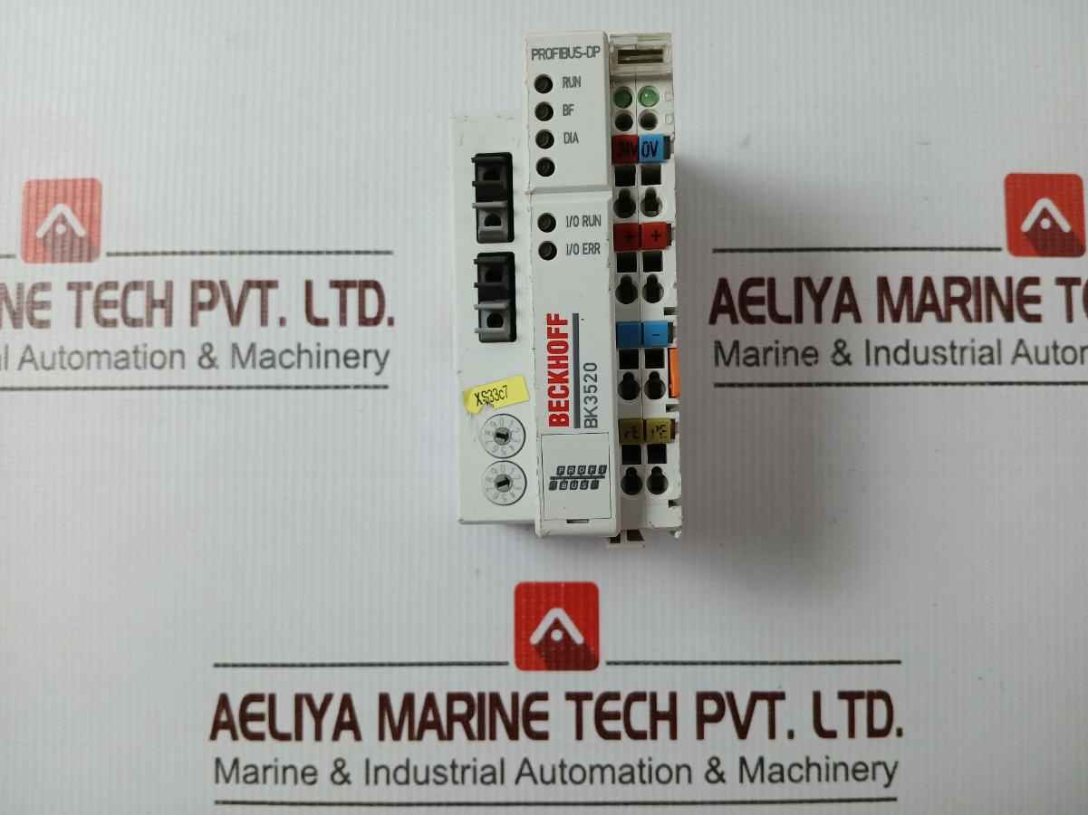 Beckhoff Bk3520 Profibus Economy Plus Bus Coupler 24Vdc