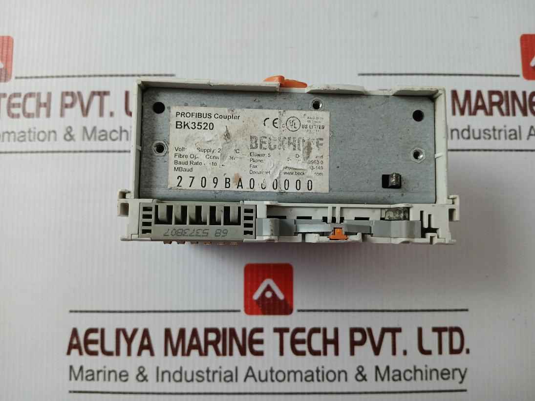 Beckhoff Bk3520 Profibus Economy Plus Bus Coupler 24Vdc